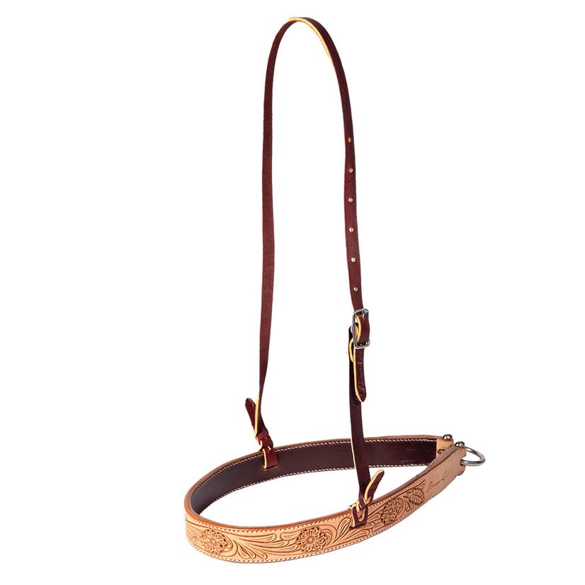 Professional's Choice Tack Antique Professional's Choice Floral Rough Out Noseband