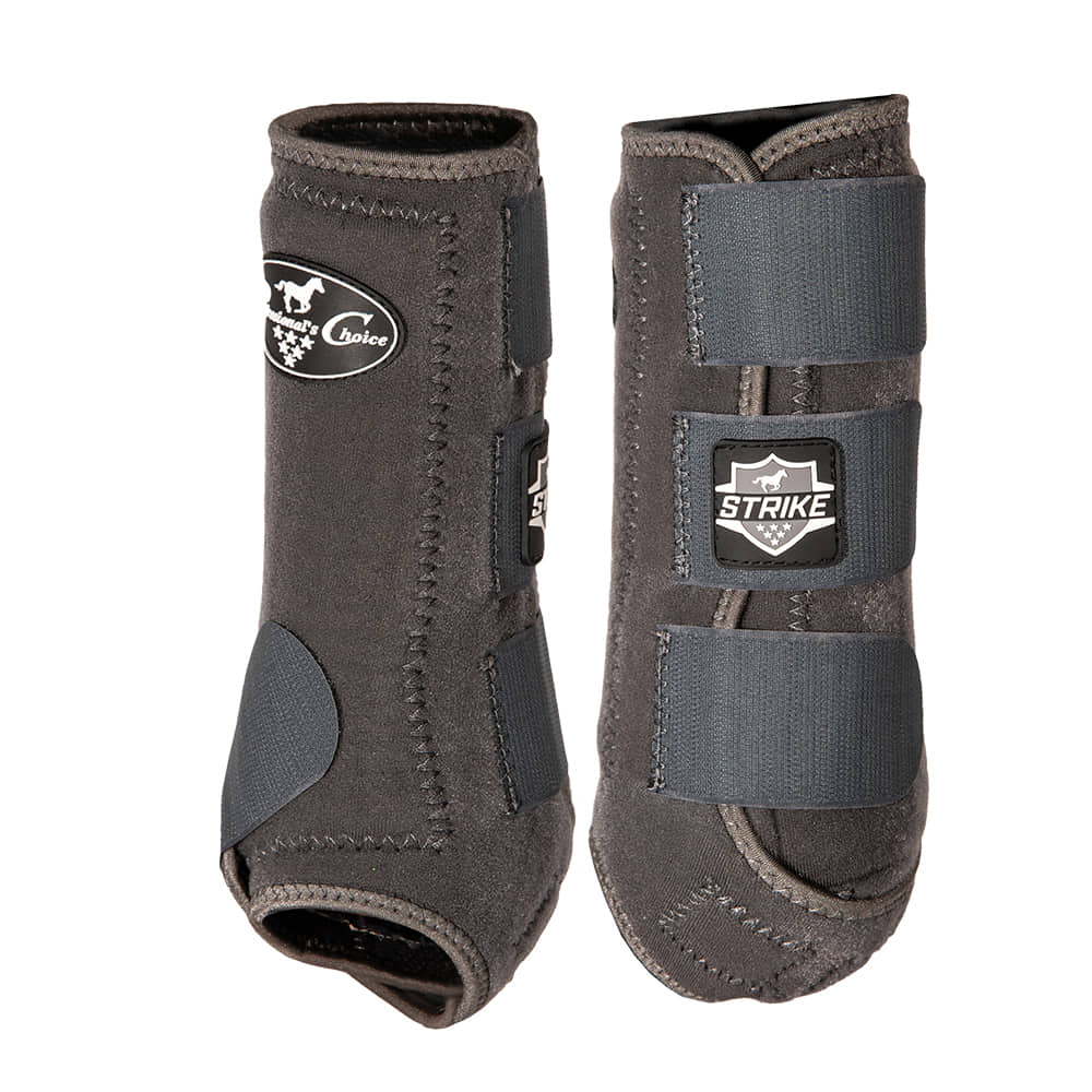 Professional's Choice Tack Charcoal / M Professional Choice Strike Sports Medicine Boots - 4-pack