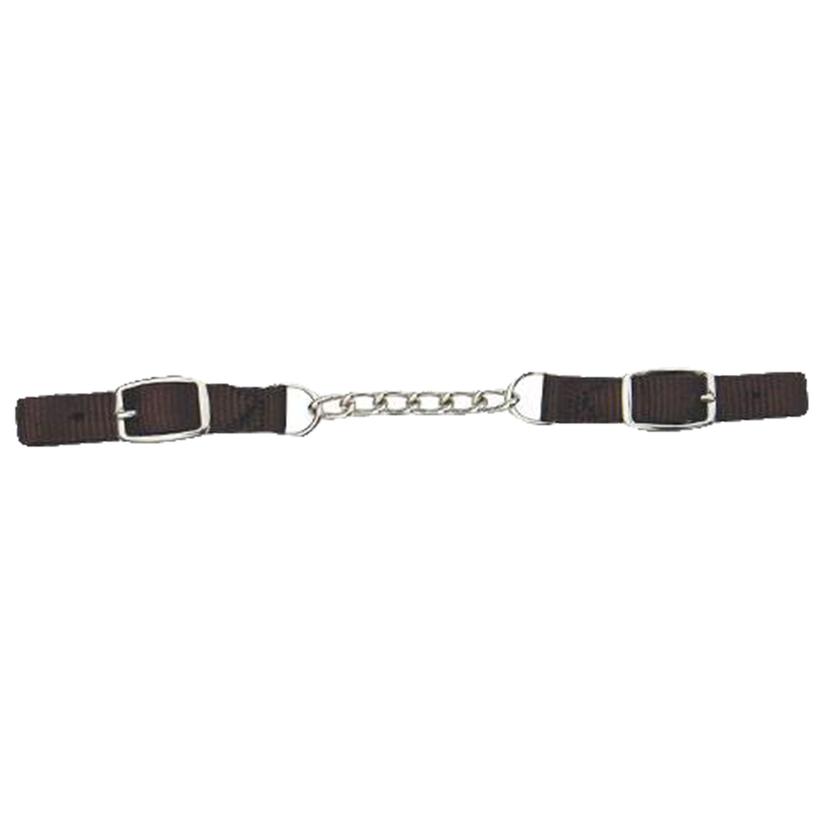 Professional's Choice Tack Chocolate Nylon Curb Chain