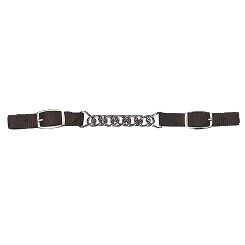 Professional's Choice Tack Chocolate Nylon Flat Curb Chain