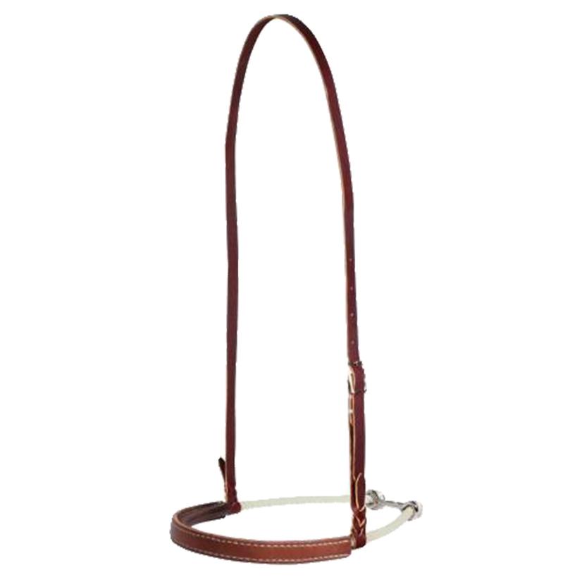 Professional's Choice Tack OSFA Professional Choice Single Rope Leather Covered Noseband