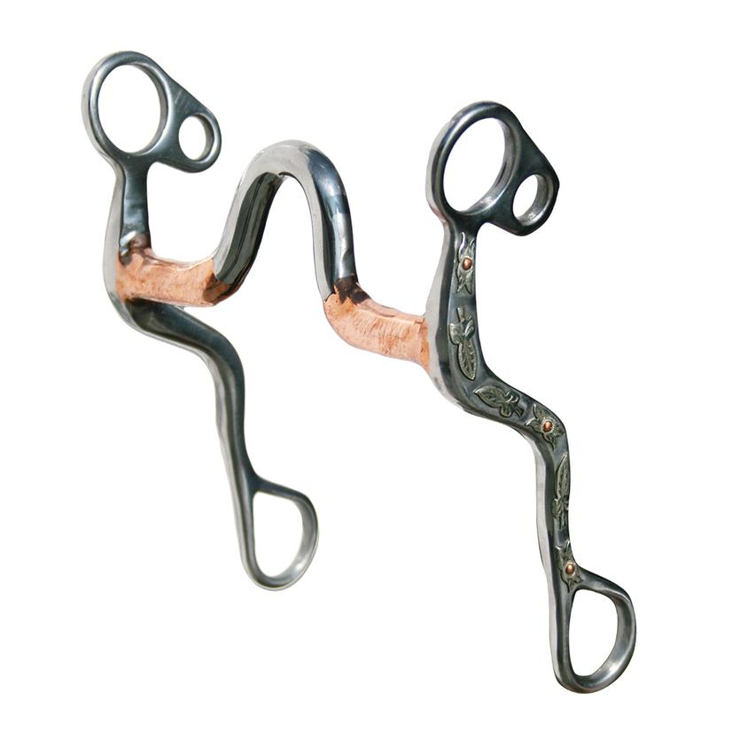 Professional's Choice Tack Professional's Choice Avila Leaf Shank w/Medium Port Copper Bars Bit