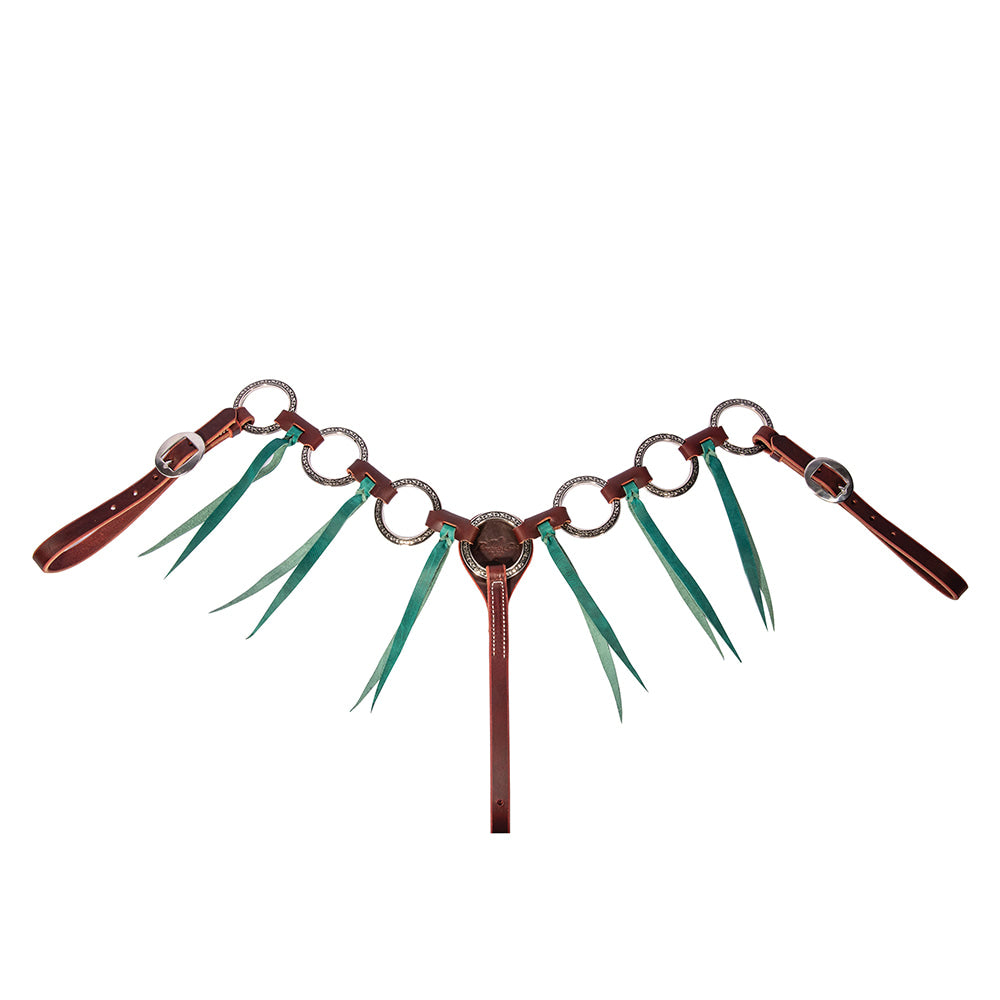 Professional's Choice Tack Professional's Choice Emerald Tassle Pony Breast Collar