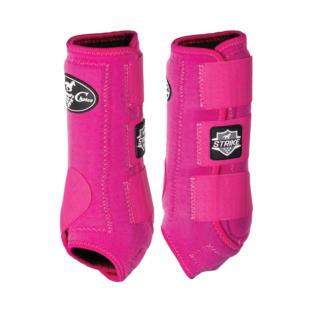 Professional's Choice Tack Raspberry / M Professional Choice Strike Sports Medicine Boots - 4-pack