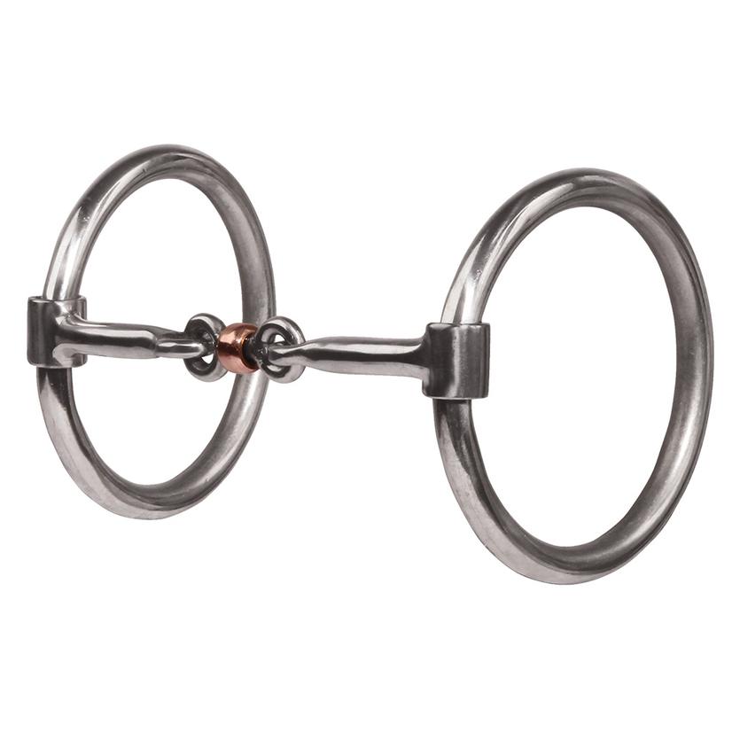 Professional's Choice Tack Stainless / 5 1/4" Professional's Choice Equisential O-Ring Snaffle with Smooth Dog Bone Bit
