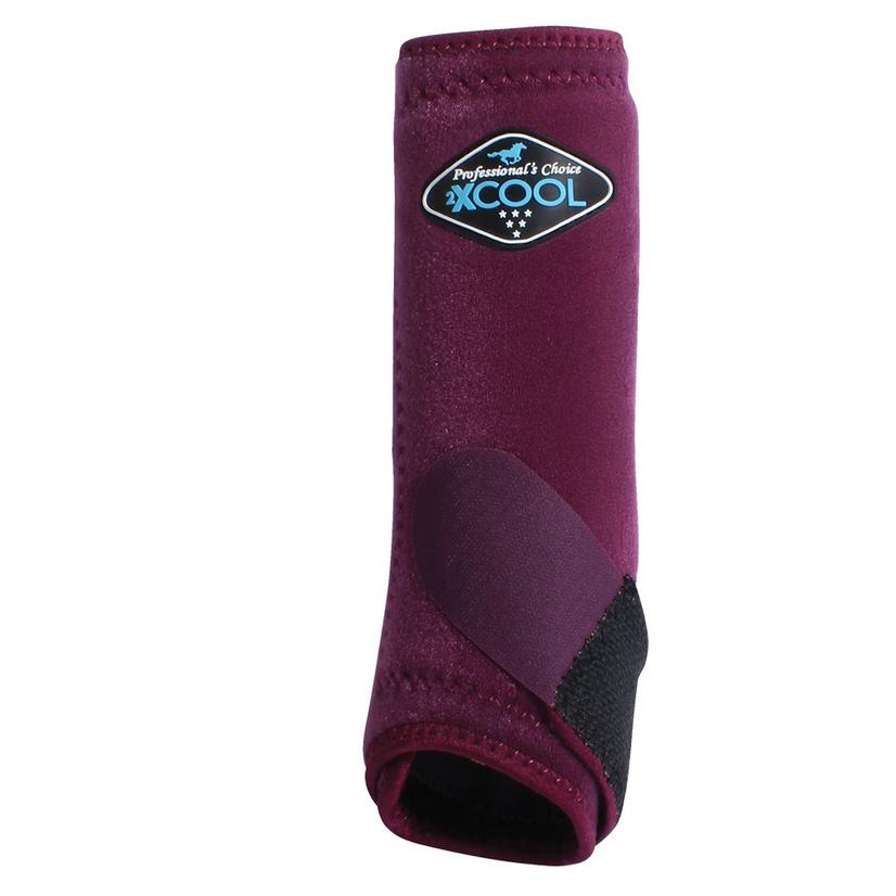 Professional's Choice Tack Wine / S Professional's Choice 2X Cool Sport Front Boots - 2 Pack