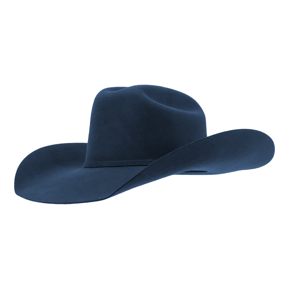 ProHats Hats ProHats Fort Worth Blue 4.25" Brim Wool Precreased Felt Hat
