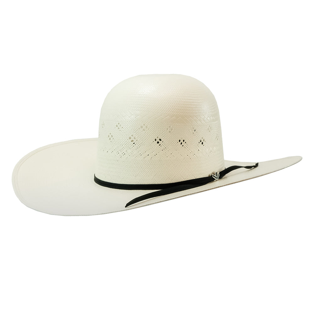 ProHats Hats ProHats PH16 Open Crown 4" Brim with Black Band Natural Straw Hat