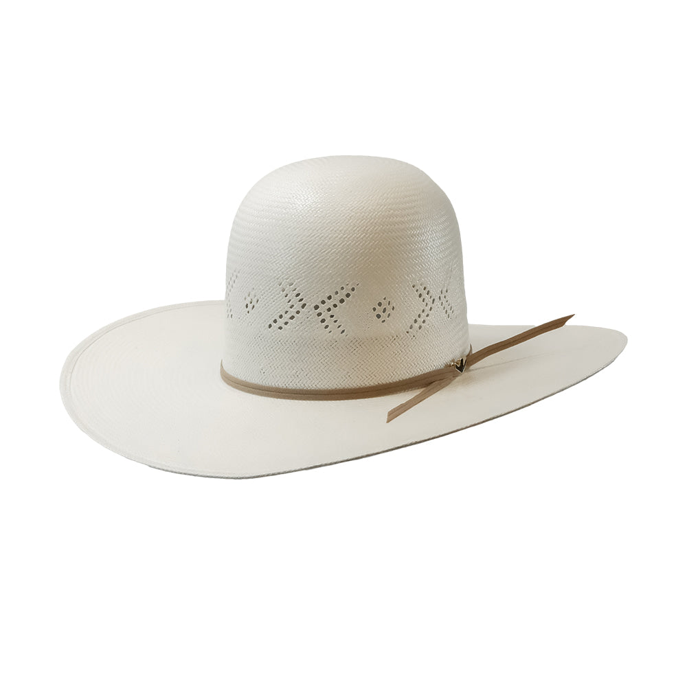 ProHats Hats ProHats PH4A Open Crown 4.5" Brim with Chocolate Band Natural Straw Hat