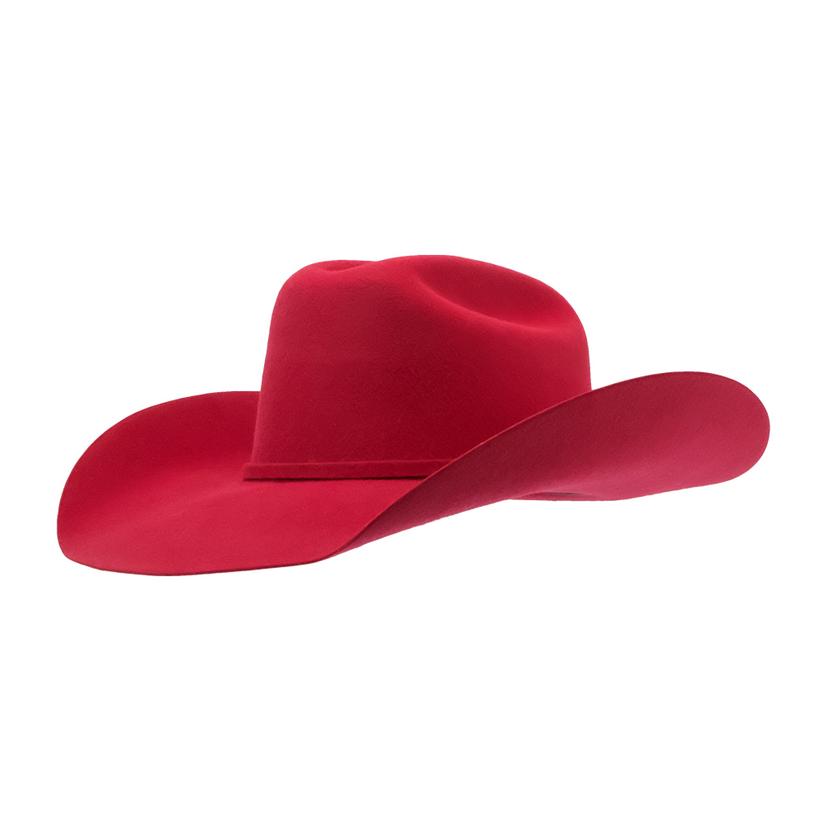 ProHats Hats ProHats Stampede Red 4.25" Brim Wool Precreased Felt Hat