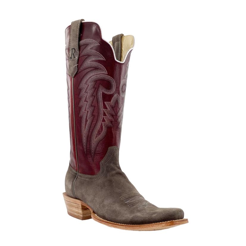R Watson Footwear R Watson Charcoal Rough Out Men's Boots