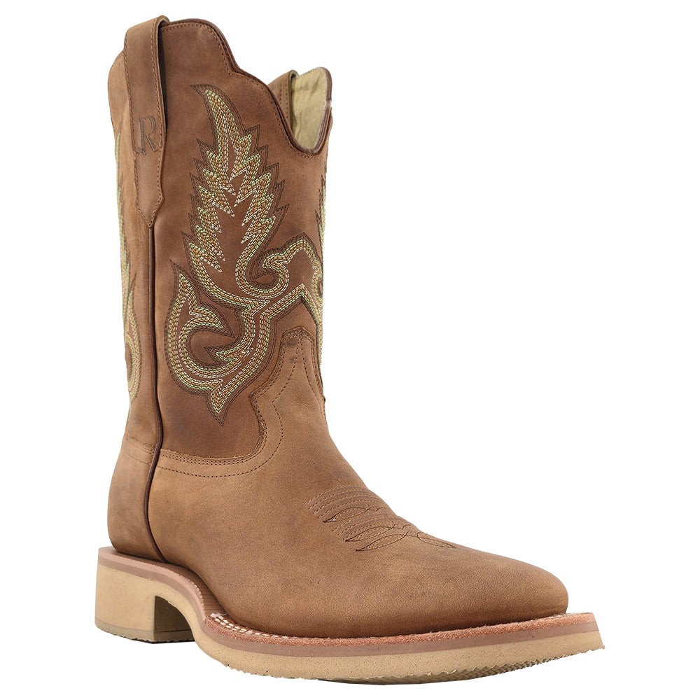 R Watson Footwear R Watson Men's Desert Tan Crepe Outsole Boot