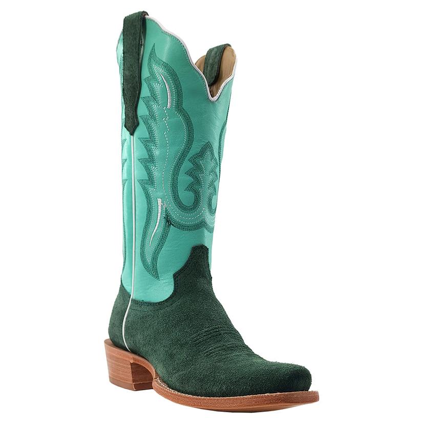 R Watson Footwear R.Watson Teal and Mint Rough Out Women's Boots