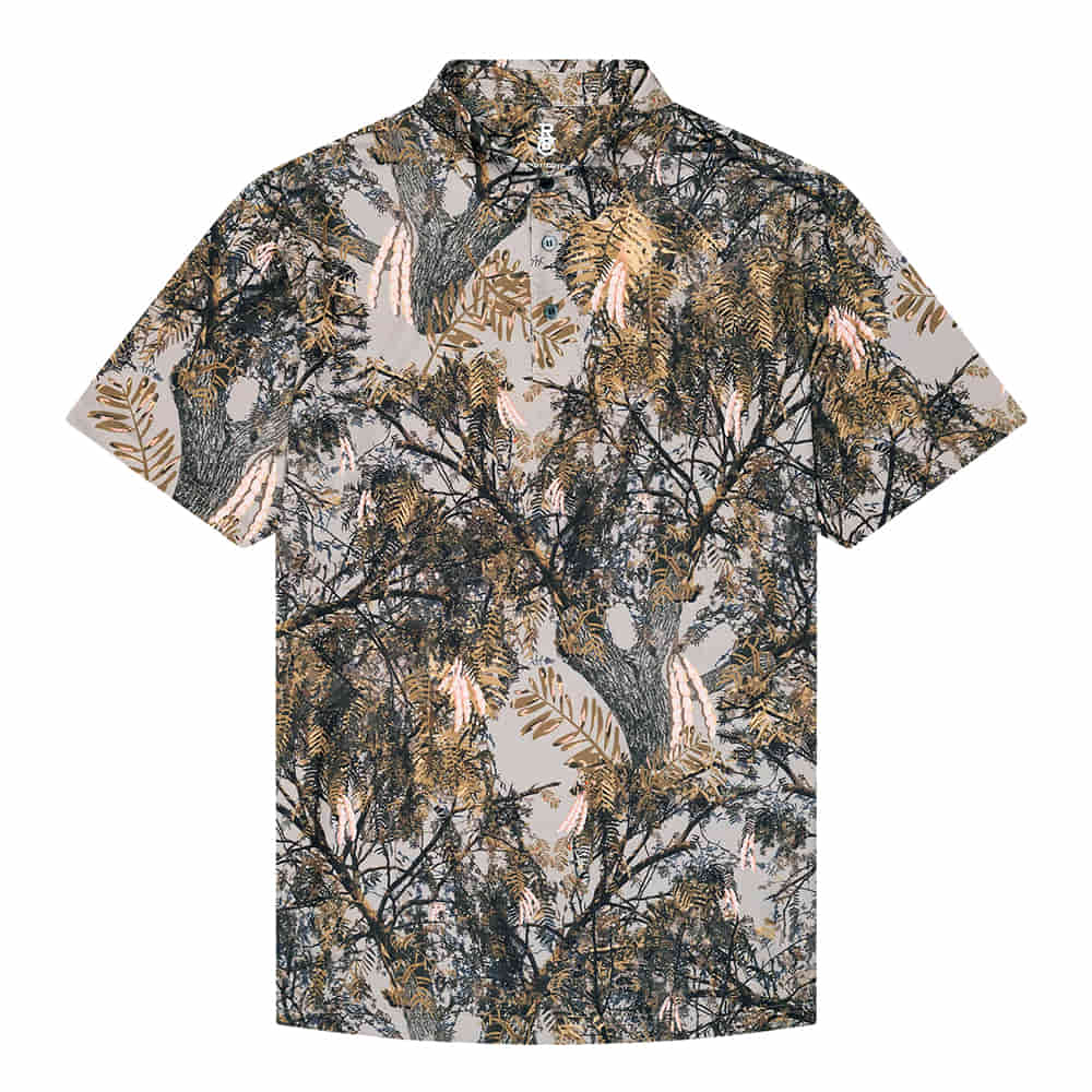Raised By Coyotes Apparel Raised By Coyotes Men's Mesquite Camo Polo