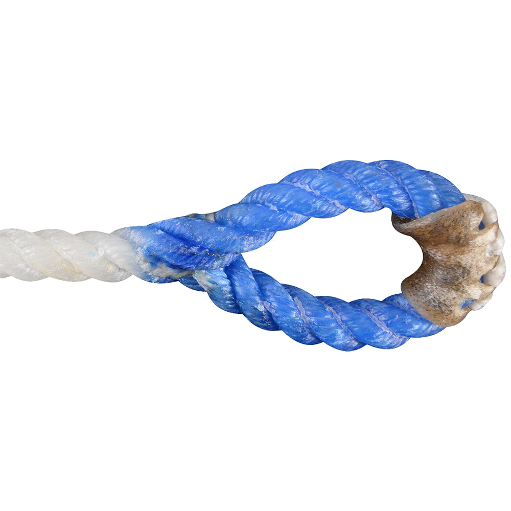 Rattler Rope Ropes 1/4" / Blue / S Rattler Ropes White Racer Piggin Strings