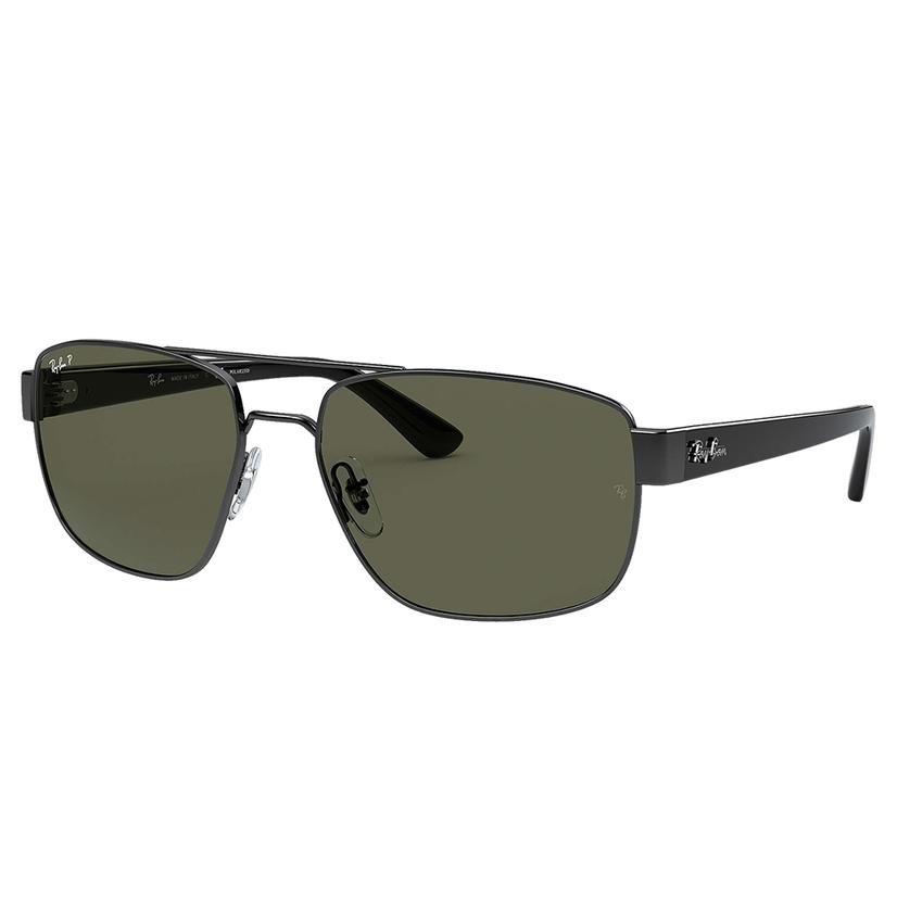 Ray Ban Apparel 60 / GUNMETAL Ray Ban Mens Gunmetal Sunglasses