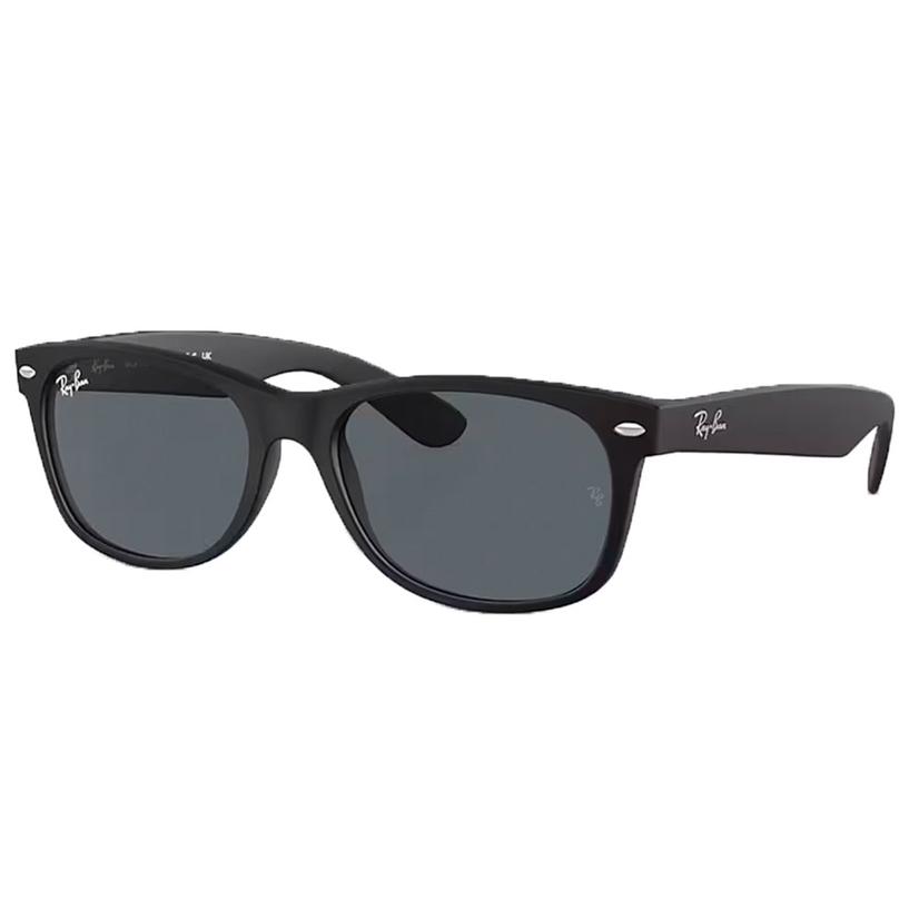 Ray Ban Apparel Rubber Black / 55 Ray Ban New Wayfarer Rubber Black Sunglasses