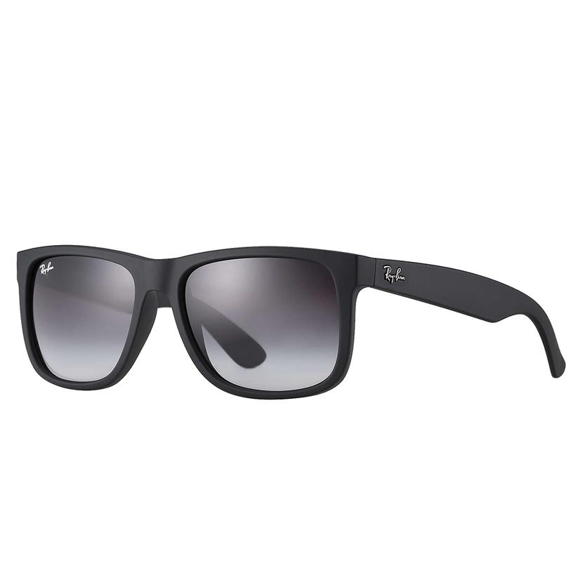 Ray Ban Other Black / 55 Ray Ban Justin Black Rubber Sunglasses