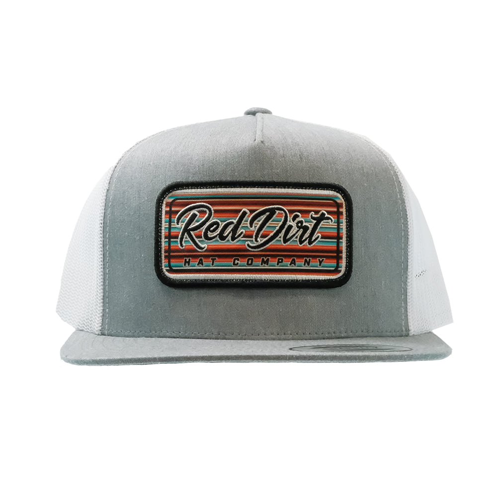 Red Dirt Hat Company Hats Grey/White / Osfa Red Dirt Hat Company Serape Grey and White Cap