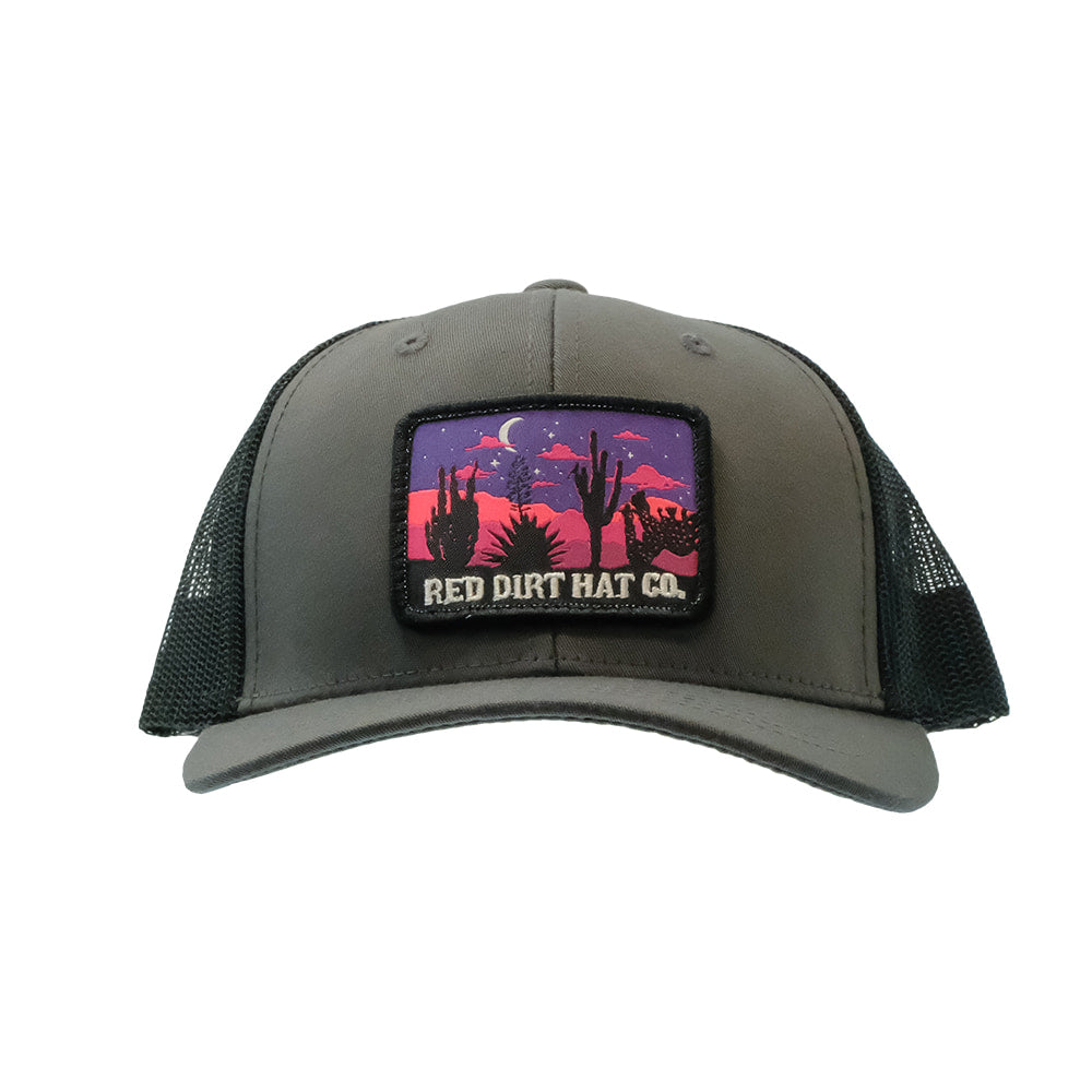 Red Dirt Hat Company Hats Red Dirt Hat Company Youth Charcoal and Black Nightfall Cap