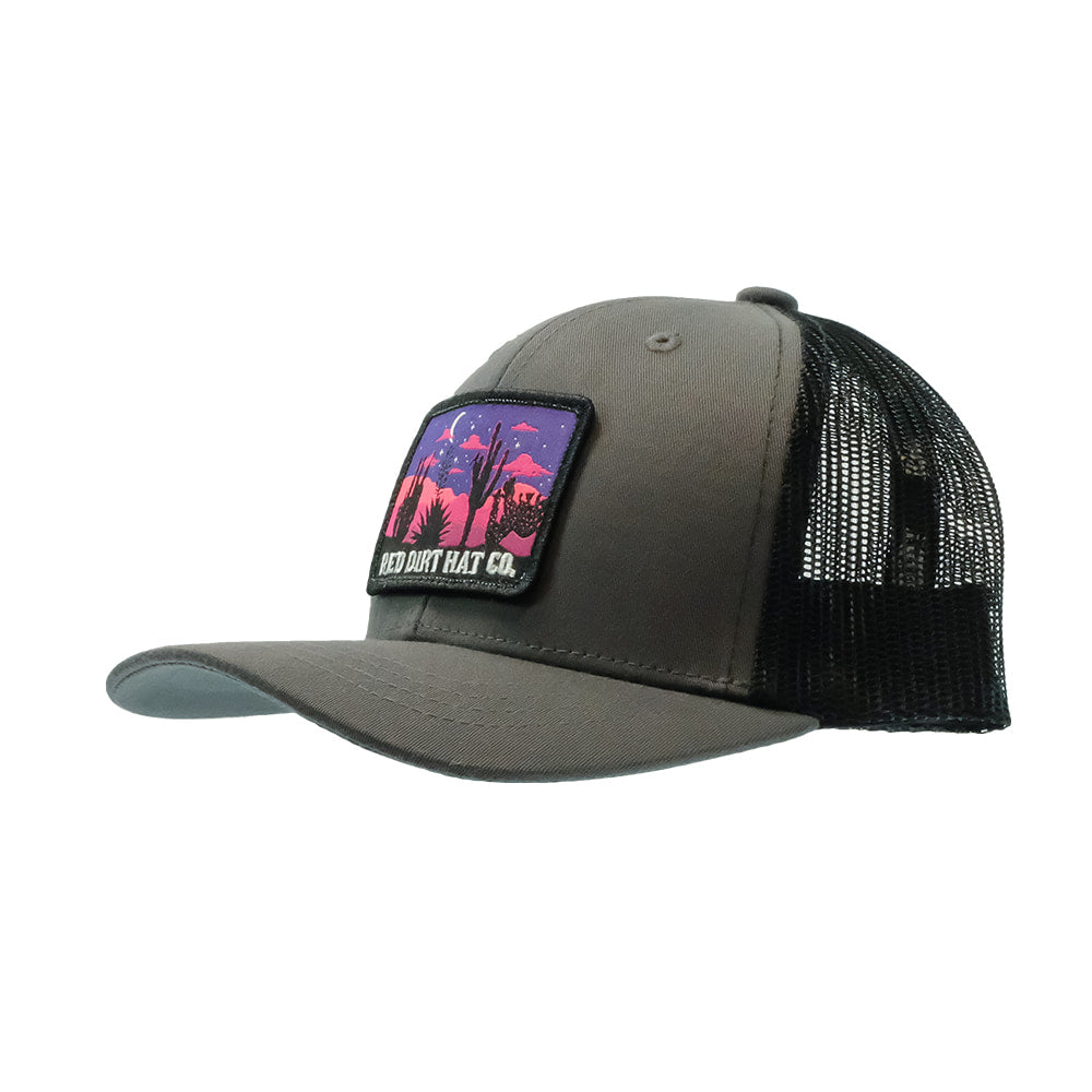 Red Dirt Hat Company Hats Red Dirt Hat Company Youth Charcoal and Black Nightfall Cap