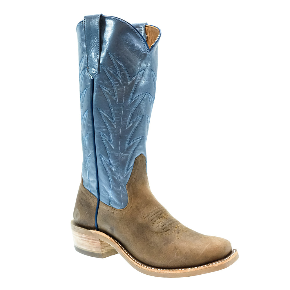 Rios Of Mercedes Footwear Rios Of Mercedes Custom 13" Bellflower Lustre Kidskin Sand Angry Elk Women's Boots