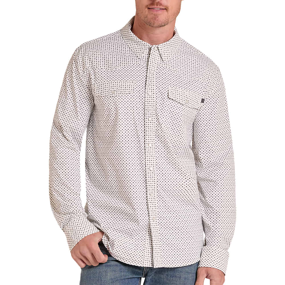ROCK AND ROLL COWBOY 1000 LONG SLEEVE Mens TEK Long Sleeve Snap SHirt