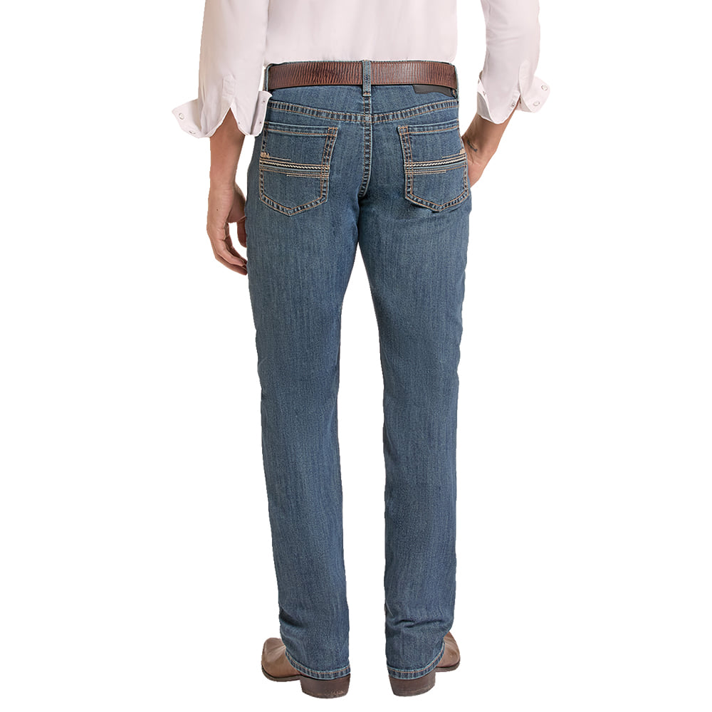 ROCK AND ROLL COWBOY 200 MENS PANTS AND JEANS Straight Embroidery Alpha Relaxed Bootcut