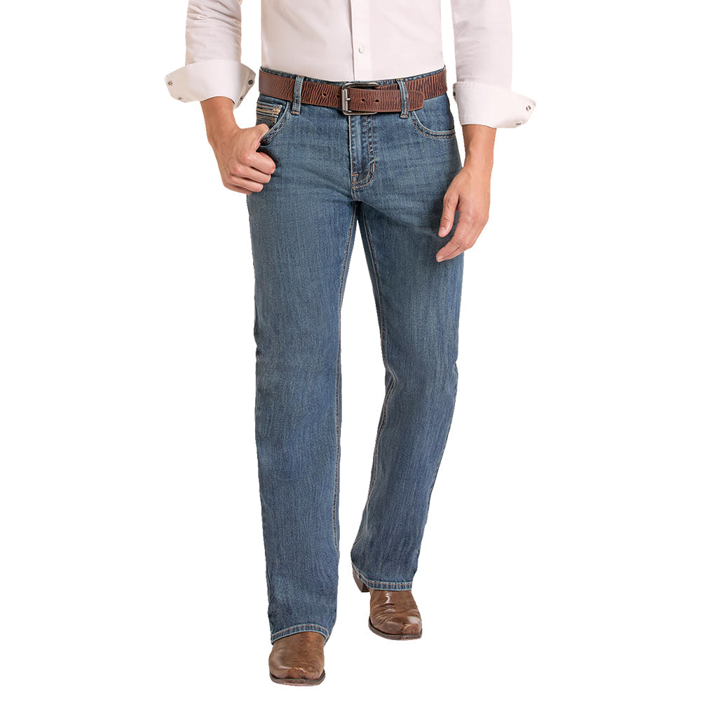 ROCK AND ROLL COWBOY 200 MENS PANTS AND JEANS Straight Embroidery Double Barrel Straight