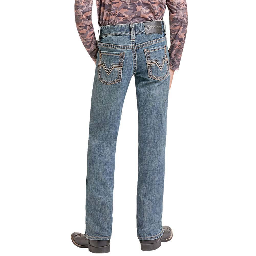 ROCK AND ROLL COWBOY 2000 BOYS PANTS AND JEANS Boys Ladder Stitch Revolver Jean