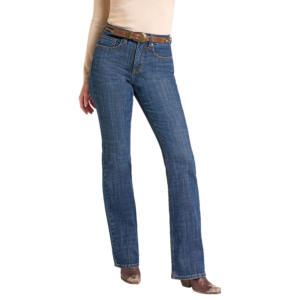 ROCK AND ROLL COWGIRL 200 WOMENS PANTS AND JEANS Stitched Welt Pocket High Rise Bootcut