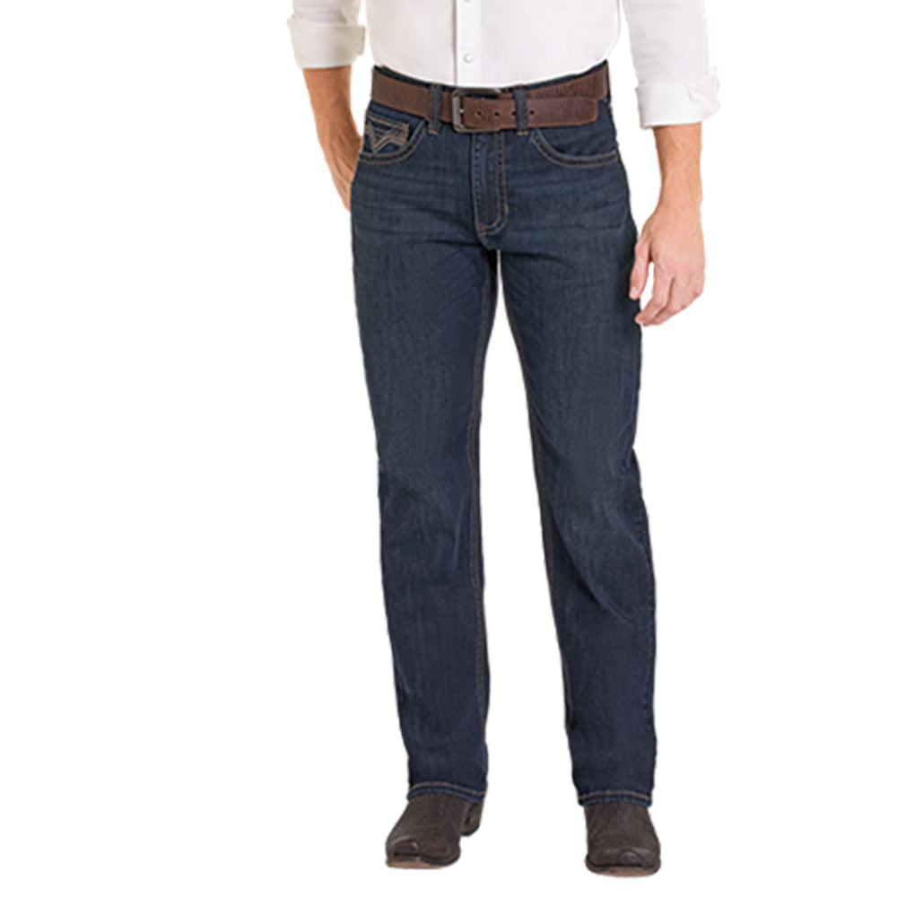 Rock & Roll Cowboy Apparel Rock & Roll Cowboy Men's Dark Vintage Embroidery Bravo Jeans