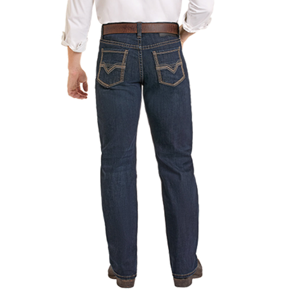Rock & Roll Cowboy Apparel Rock & Roll Cowboy Men's Dark Vintage Embroidery Bravo Jeans