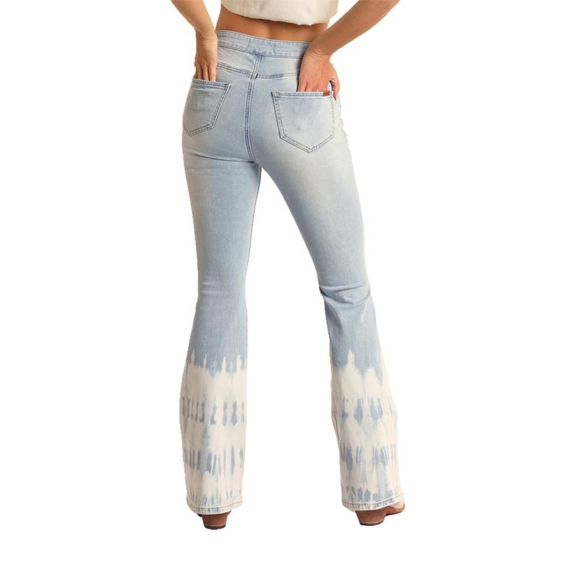 Rock & Roll Cowgirl Apparel Rock & Roll Cowgirl Button Bargain Women's Flare Jeans