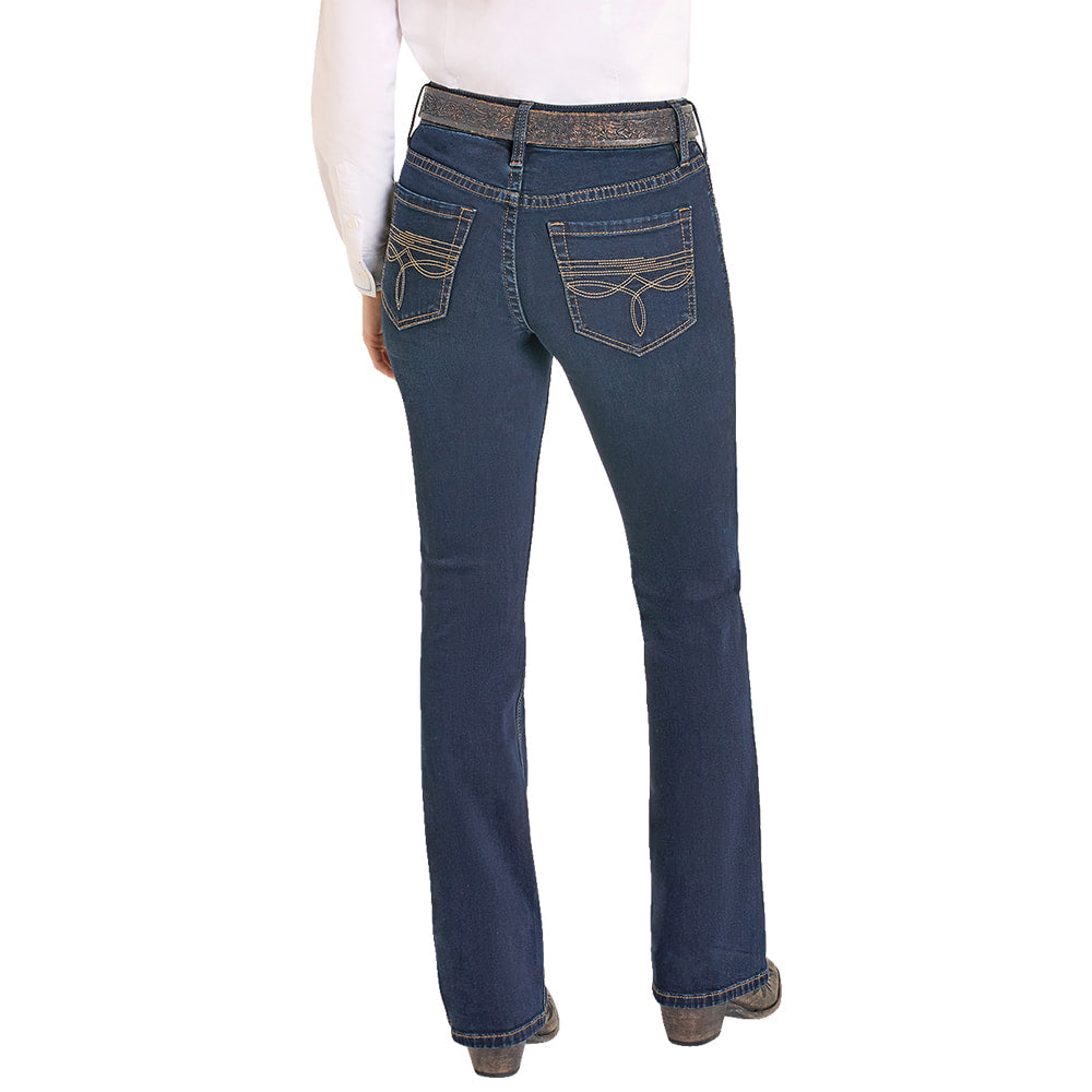 Rock & Roll Cowgirl Apparel Rock & Roll Cowgirl Dark Wash Bootcut Women's Riding Jeans