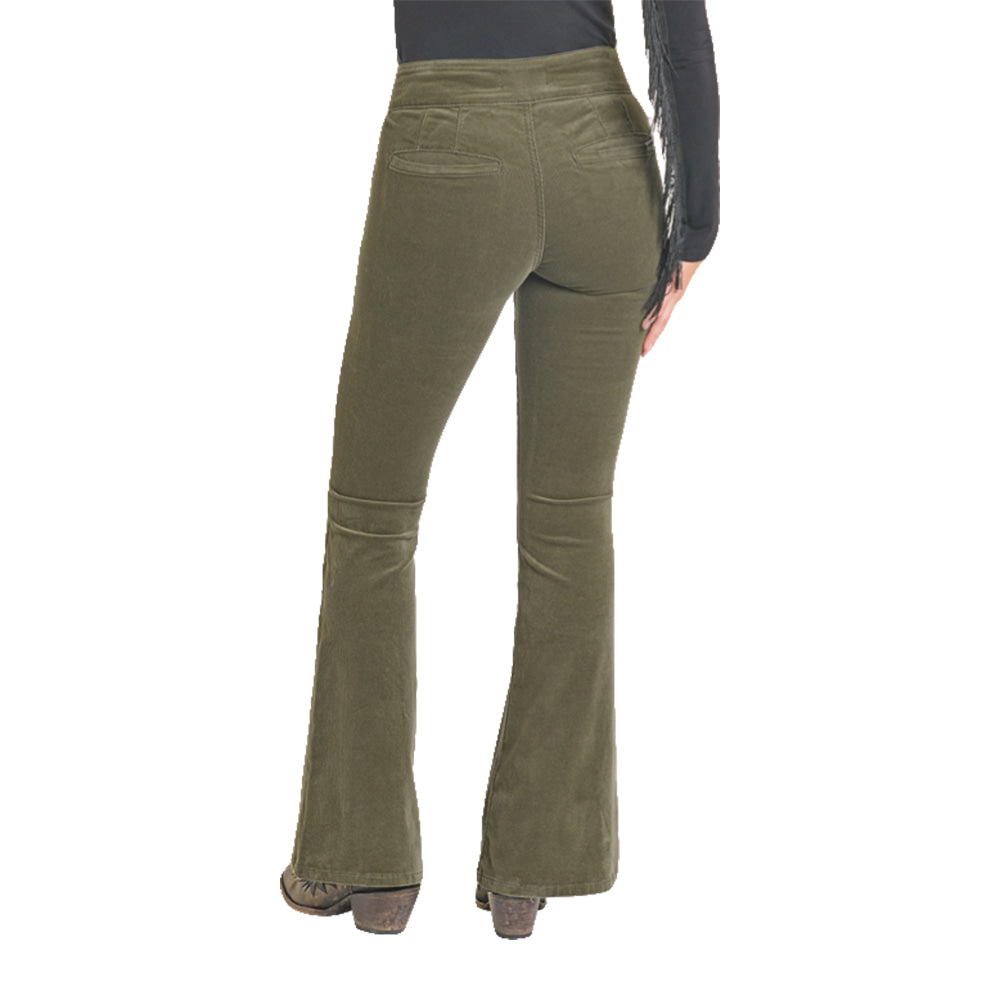 Rock & Roll Cowgirl Apparel Rock & Roll Women's Jade Corduroy Flare Jeans