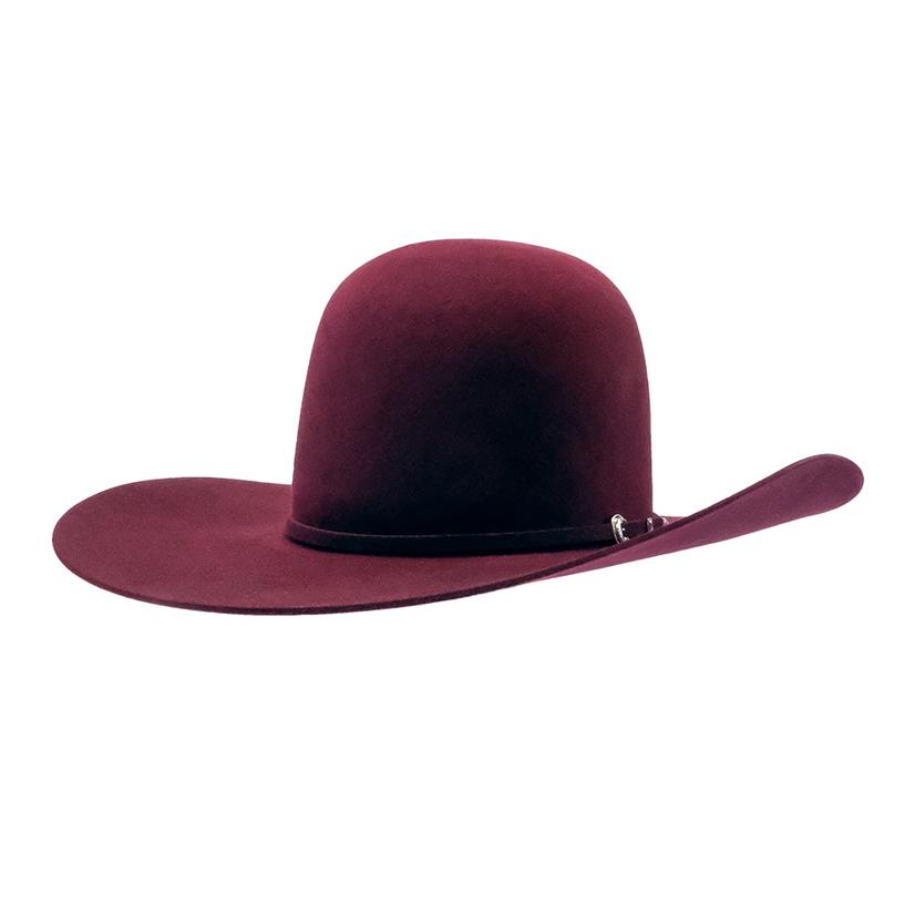 Rodeo King Hats Rodeo King 7X Merlot 4.5" Brim Open Crown Felt Cowboy Hat