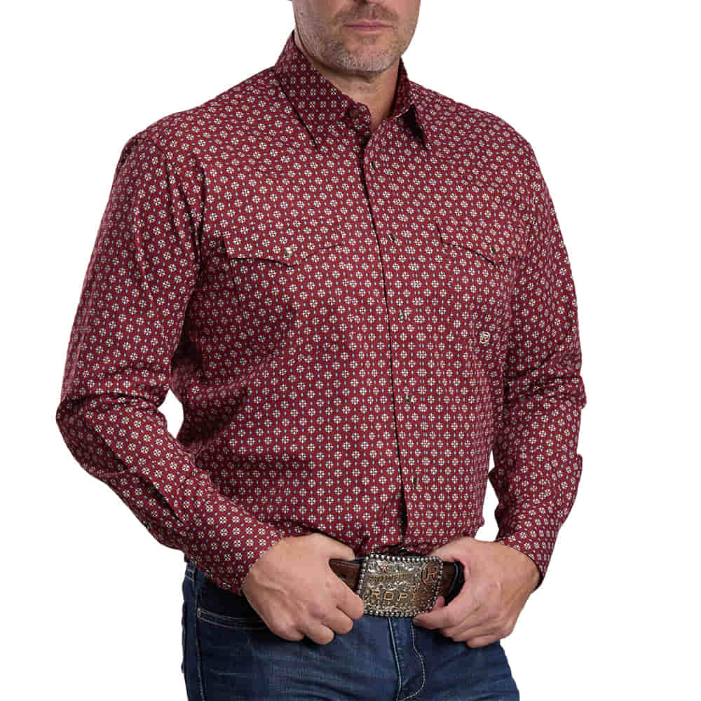 Roper Apparel Long Sleeve Amarillo Snap Shirt
