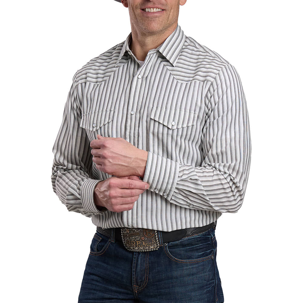 Roper Apparel Long Sleeve Western Snap Shirt