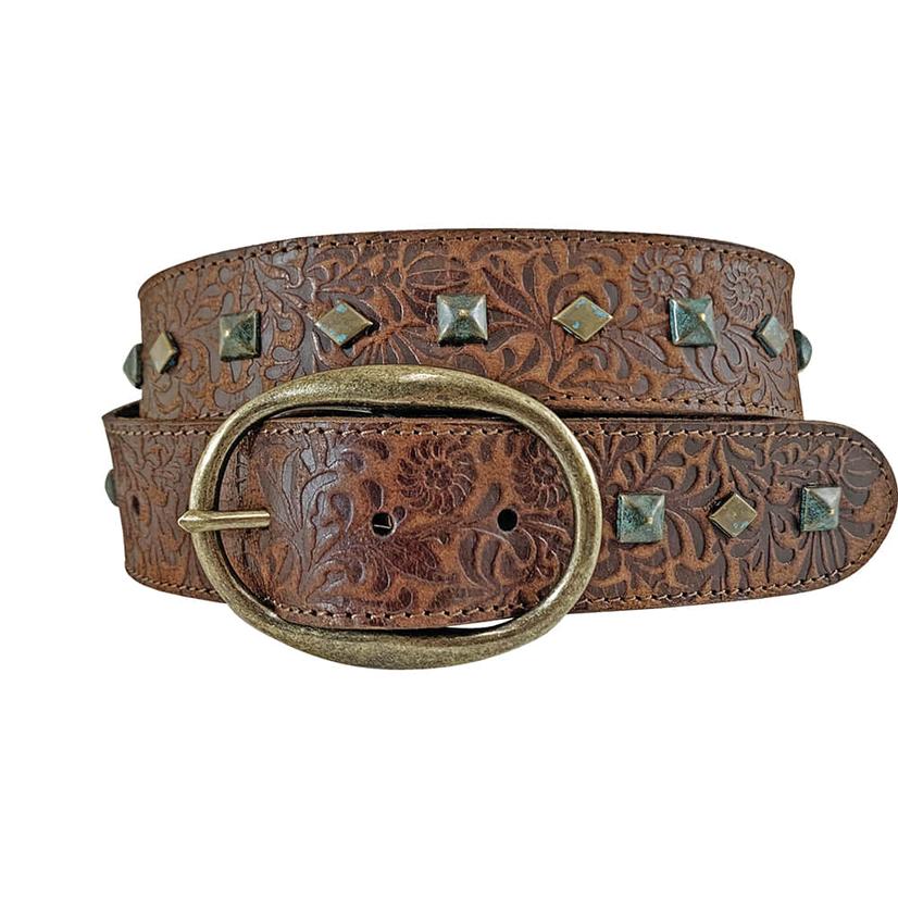 Roper Apparel Roper Buffalo Leather Studded Women's Belt