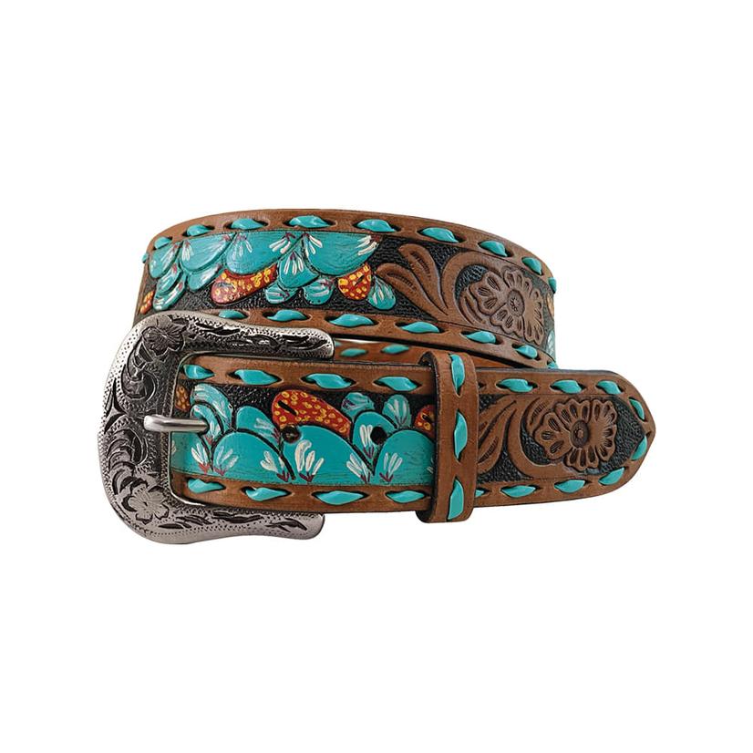 Roper Apparel Roper Cactus Floral Tooled Women's Belt