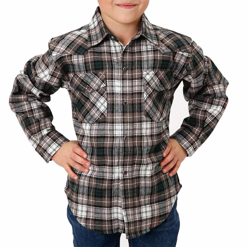Roper Apparel Roper Flannel Assortment Boys Long Sleeve Shirt
