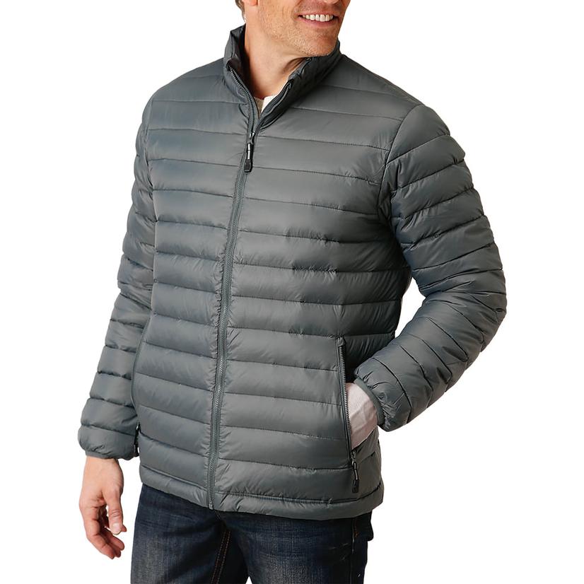 Roper Apparel Roper Lightweight Crushable Green Men's Jacket
