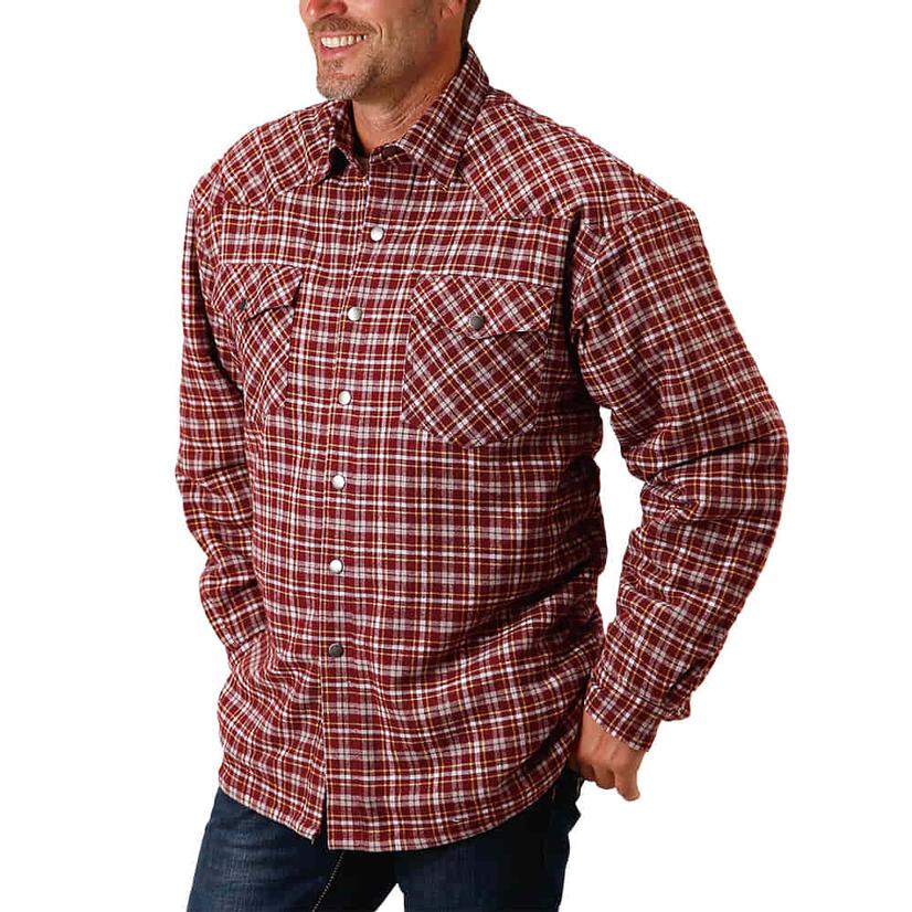 Roper Apparel Roper Sherpa Lined Men's Flannel Shirt Jacket