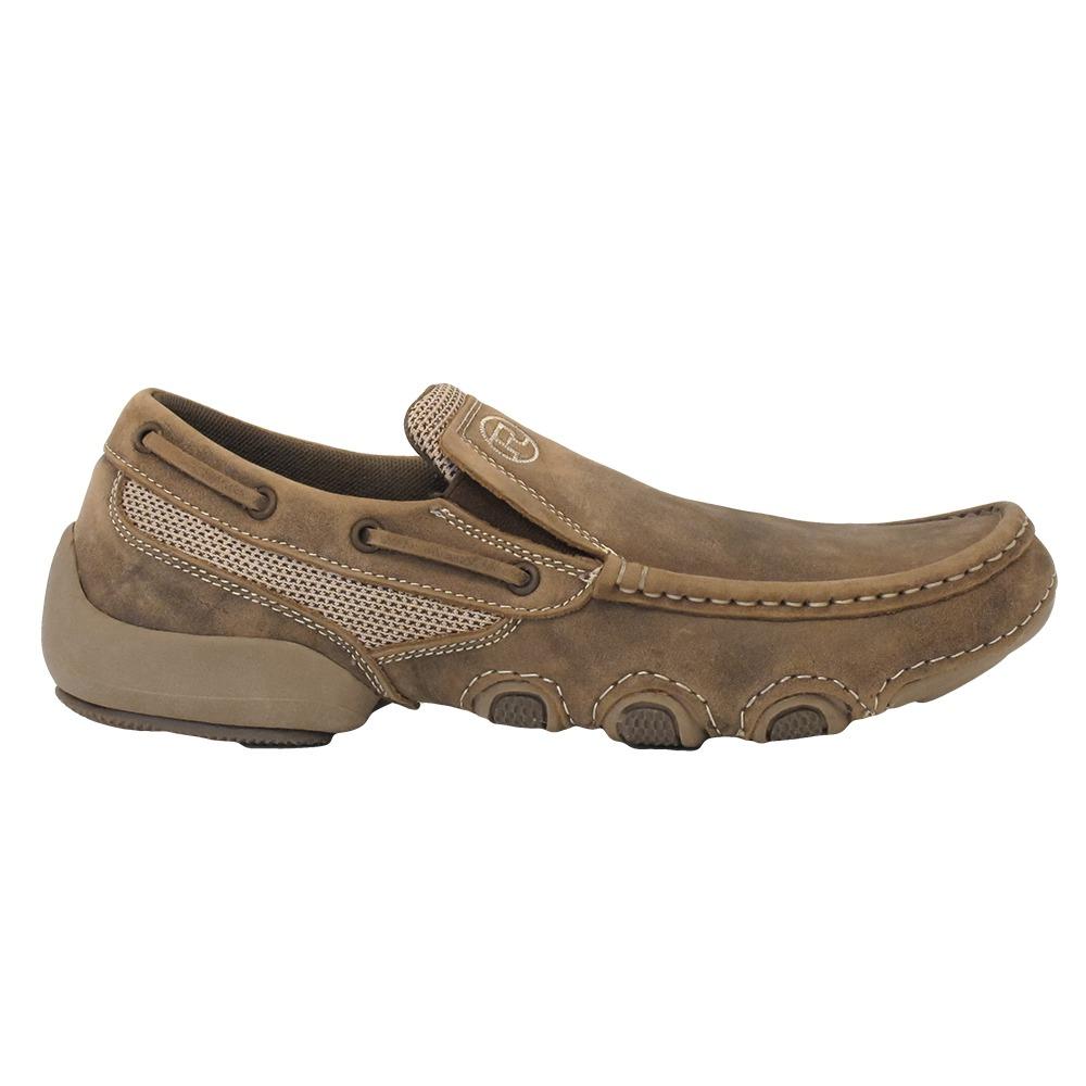 Roper Footwear Roper Mens Brown Vintage Slip On Casual