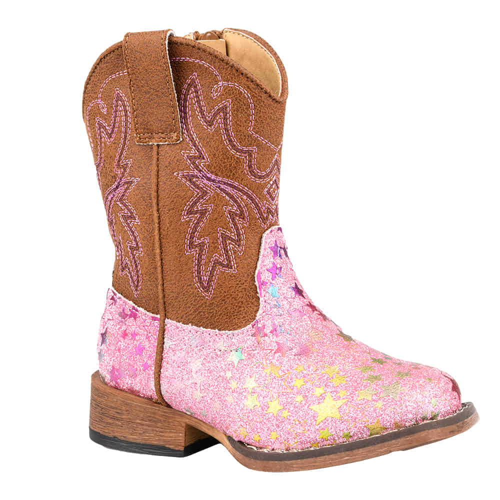 Roper Footwear Toddler Glitter Stars Boot