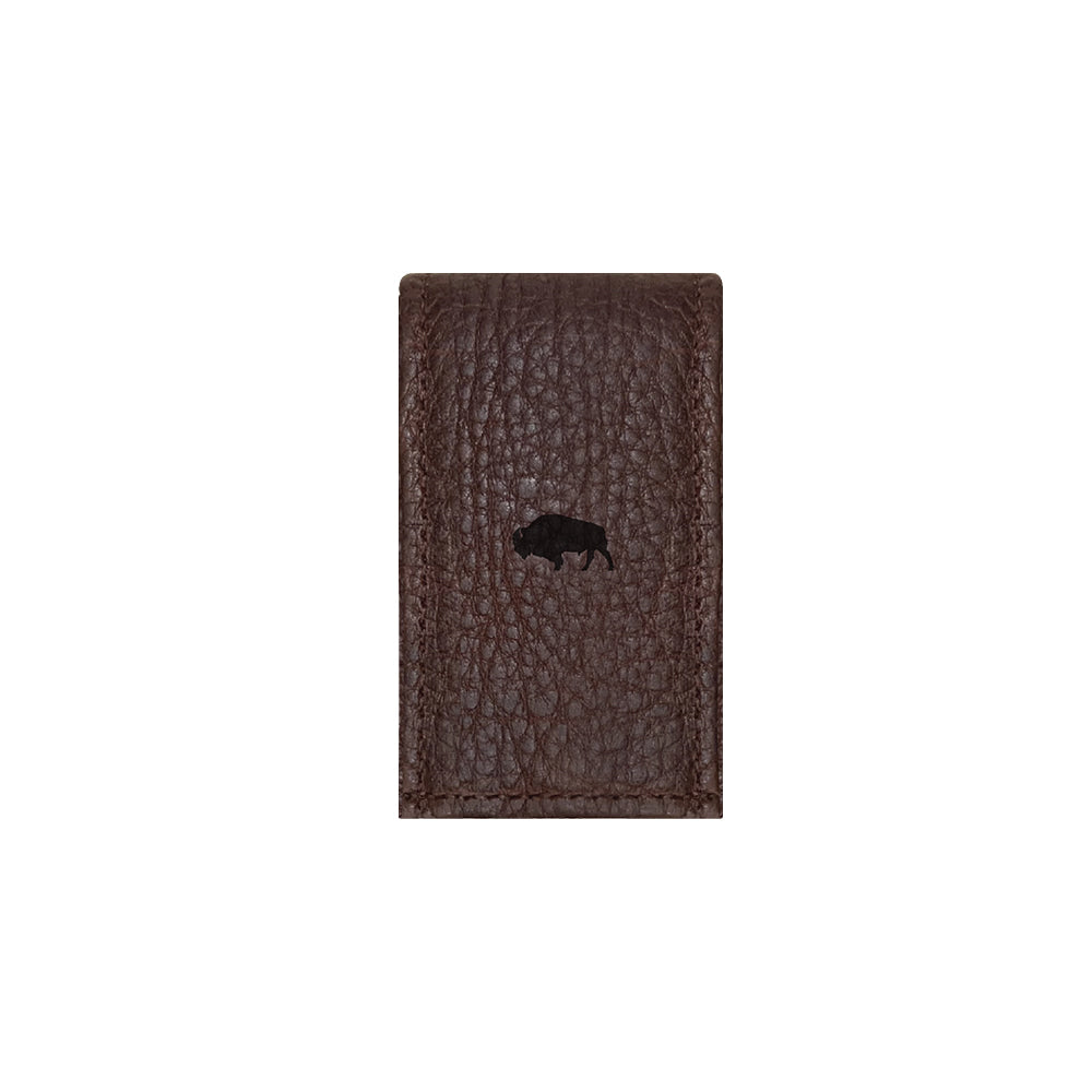 Roper Other Os Roper Hazelnut Bison Men's Magnetic Money Clip