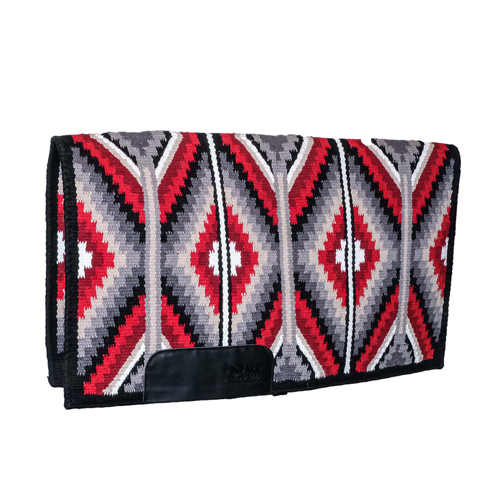 Saguaro Show Pads Tack 34X38 Saguaro Show Pads 34"x38" Red and Black X Factor 4.0 Ranch Pad