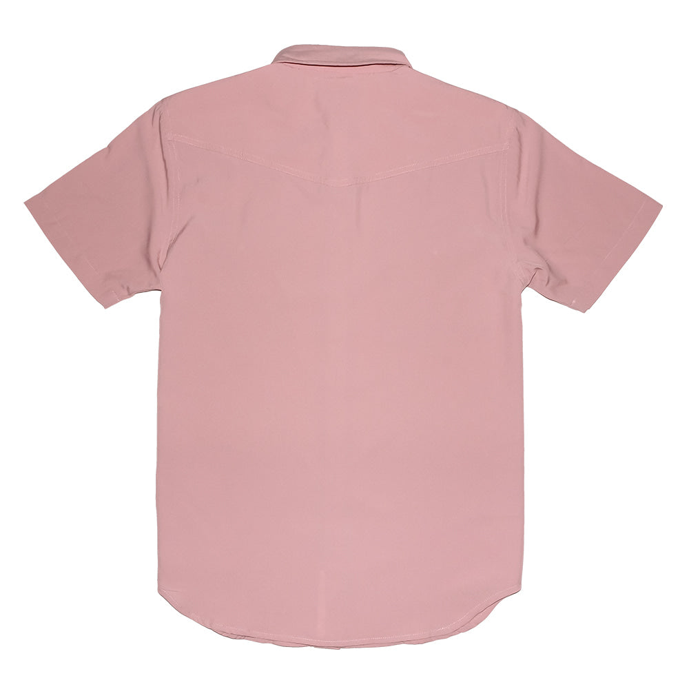 Saltee Outdoors Apparel Saltee Outdoors Eleuthera Performance Western Yolk Hidden Snap Pocket Men's Shirt in Must Have Mauve