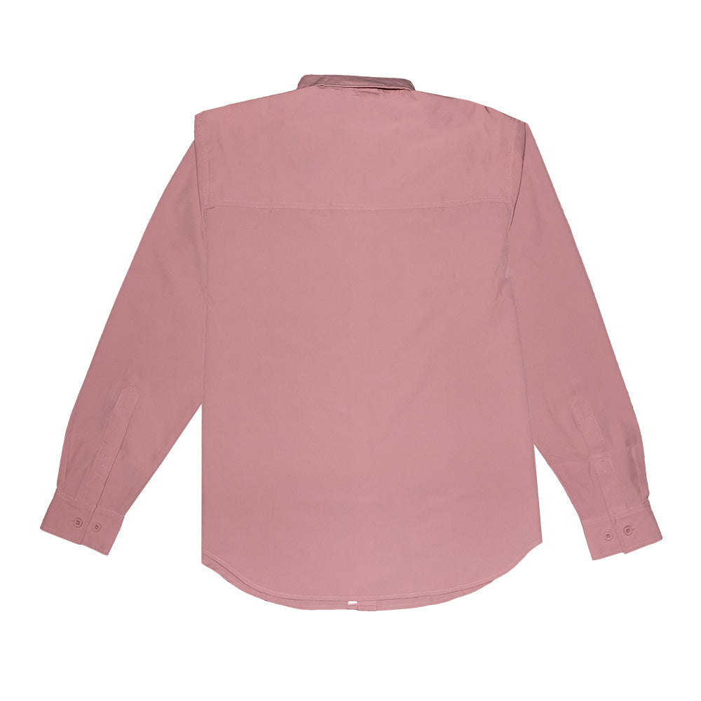 Saltee Outdoors Apparel Saltee Outdoors Laredo Western Snapper Red Hidden Snap Long Sleeve Men's Performance Shirt